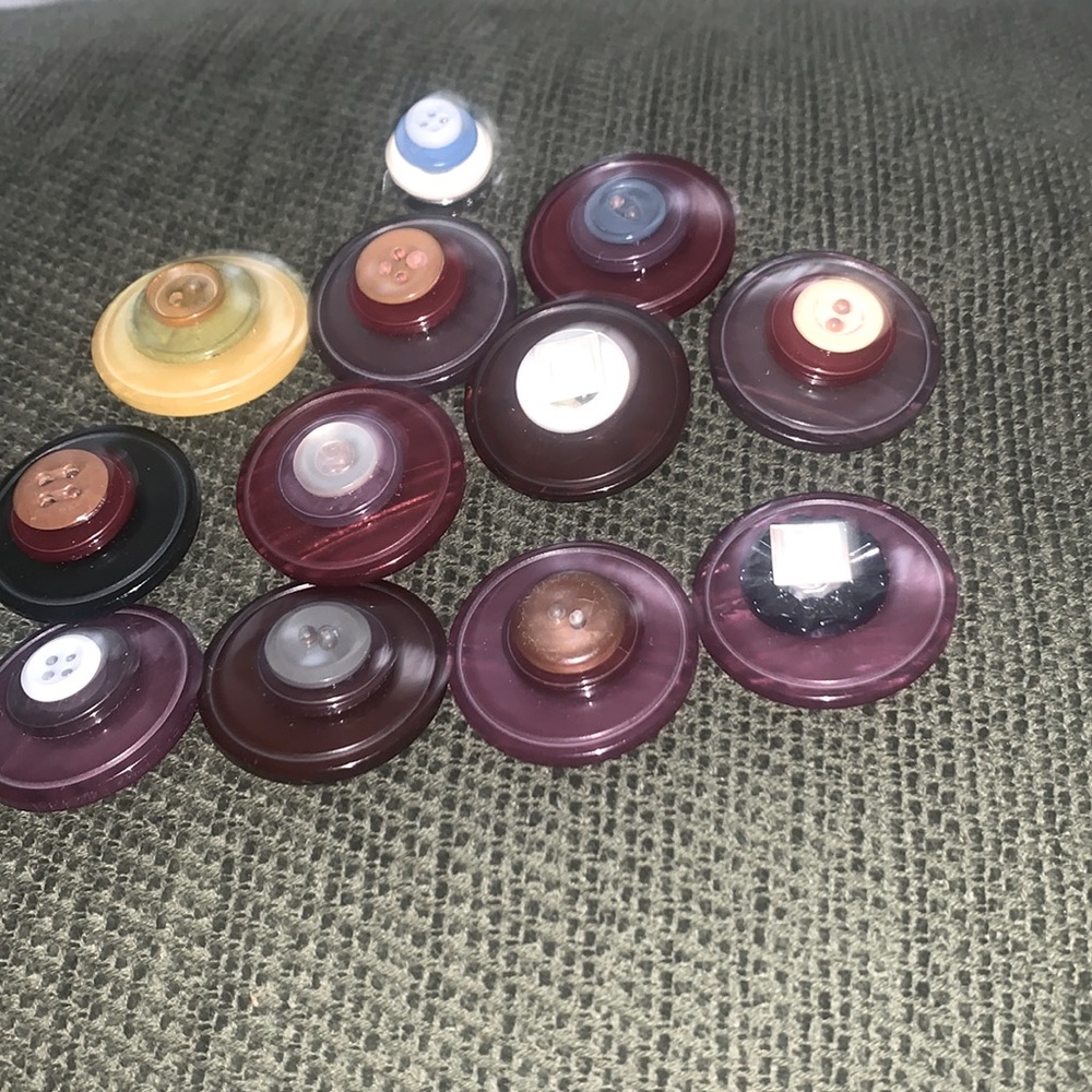 Vintage button covers